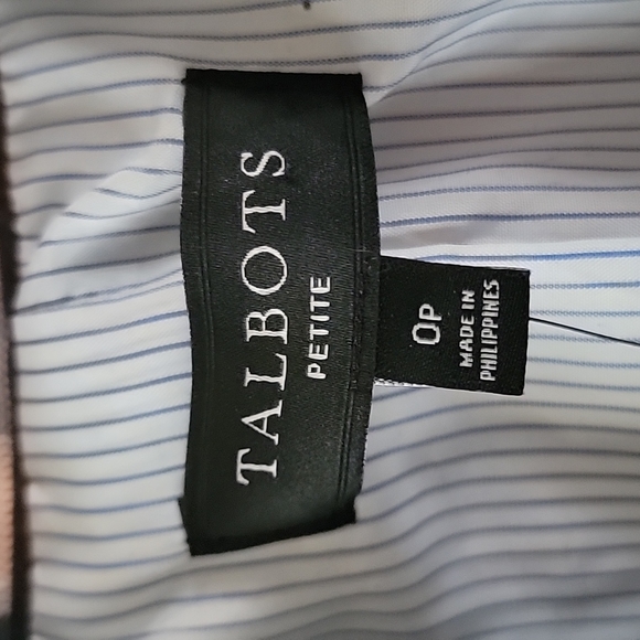 Talbots Blazer Women's Petite Cotton Polyester NWT Jacket - Picture 8 of 11